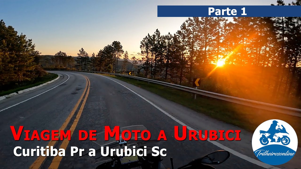 Urubici SC - Parte 1 - Viagem de Moto - Trajeto Curitiba Pr a Urubici Sc