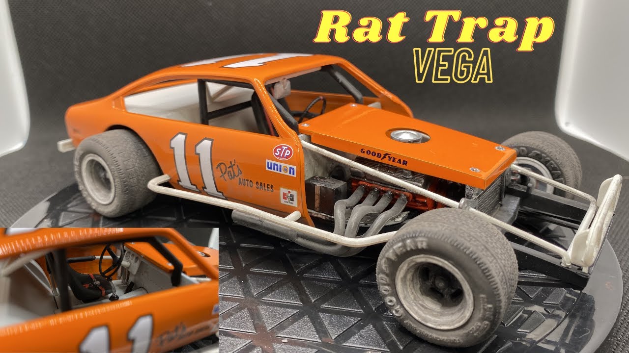MPC Chevy Vega Rat Trap Modified 1/25 scale model Kit Build Review