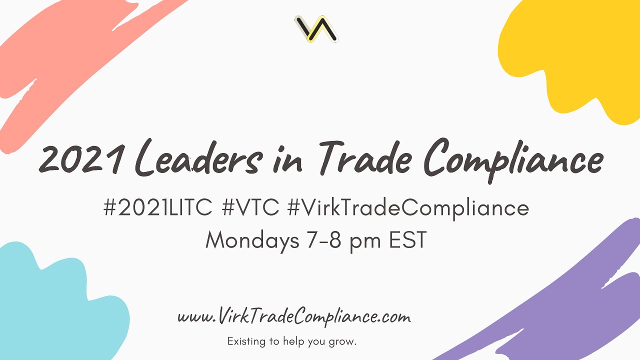 March 29 - 2021 Leaders in Trade Compliance (Jeffrey Peterson)