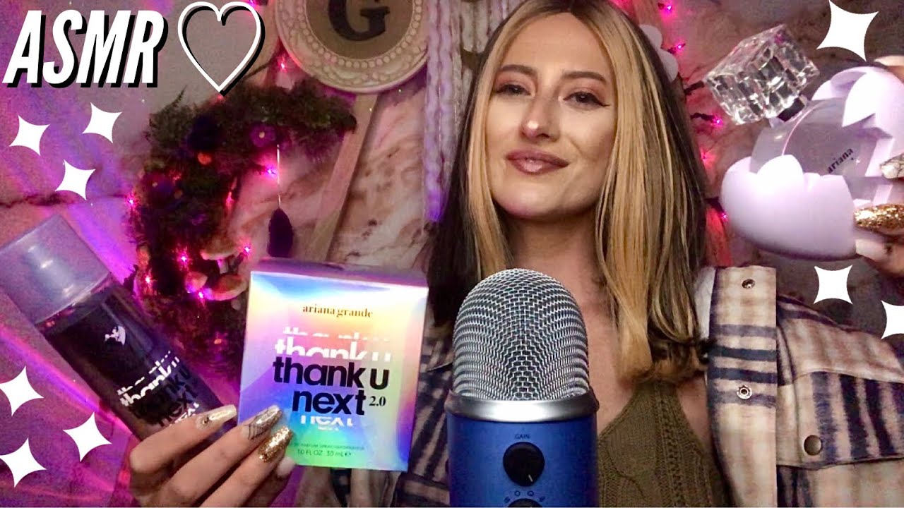 ASMR | Ariana Grande THANK U NEXT 2.0 Review ♡ & chit chatting about r.e.m. beauty! 💭