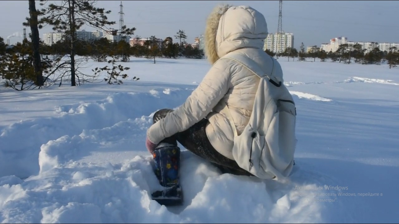 ГЛУБОКИЙ СНЕГ– КАК ГЛУБОКИЙ ТРАНС... я готова вся раствориться в нём...