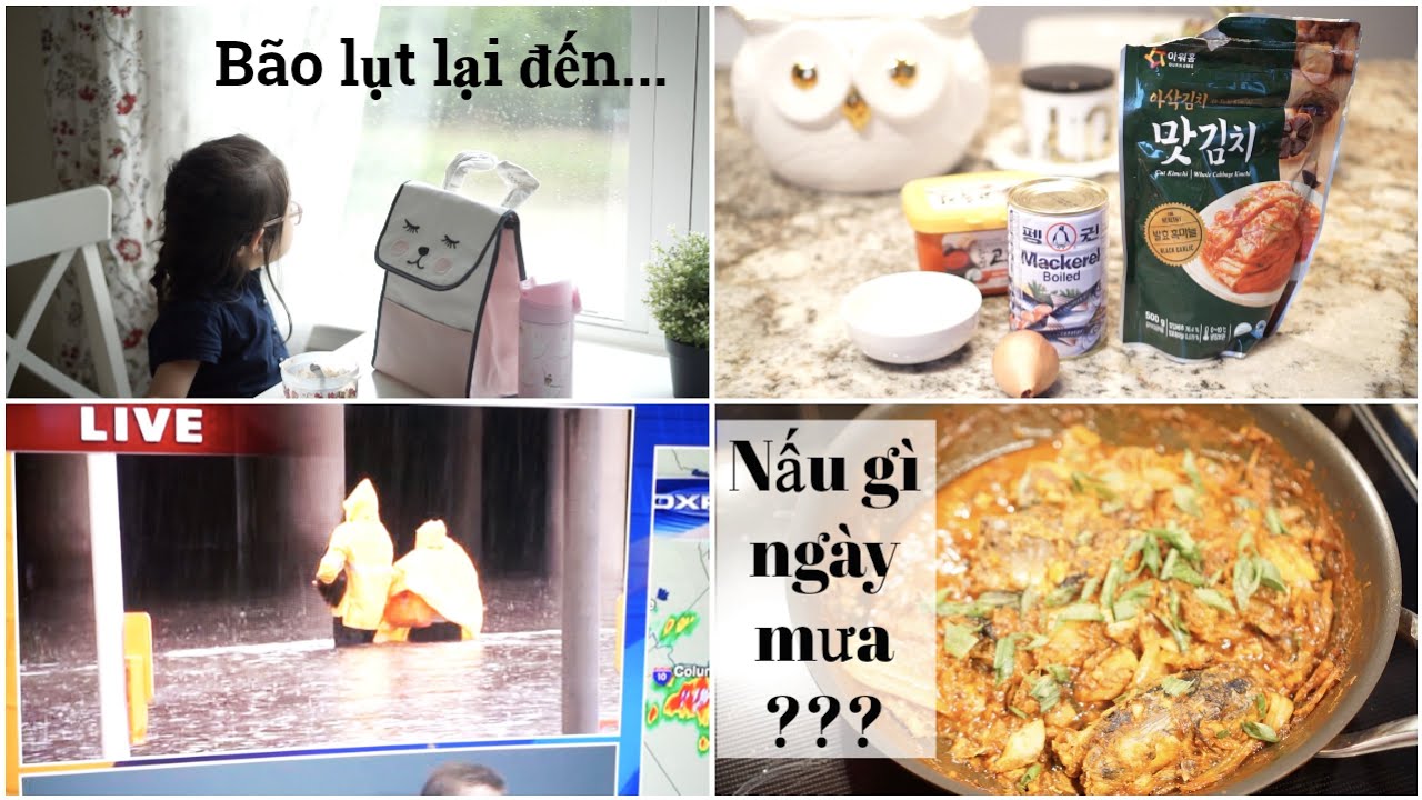 Cá Kho Kim Chi Chua Cay Cho Ngày Mưa Bão ♥ Houston IMELDA HARVEY 2.0 | mattalehang
