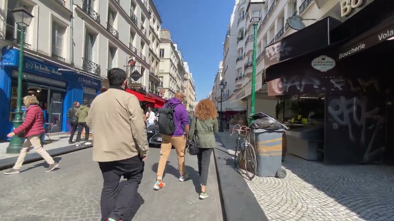 4K PARIS 2 Paris, April 2025 -  France 🇫🇷, streets of small tiles, Paris Walker 💛