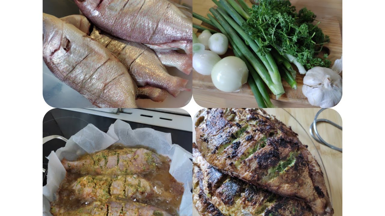 Recette De Poisson Rouge Braisé à la Poêle// façon congolaise//Meilleure Assainissement