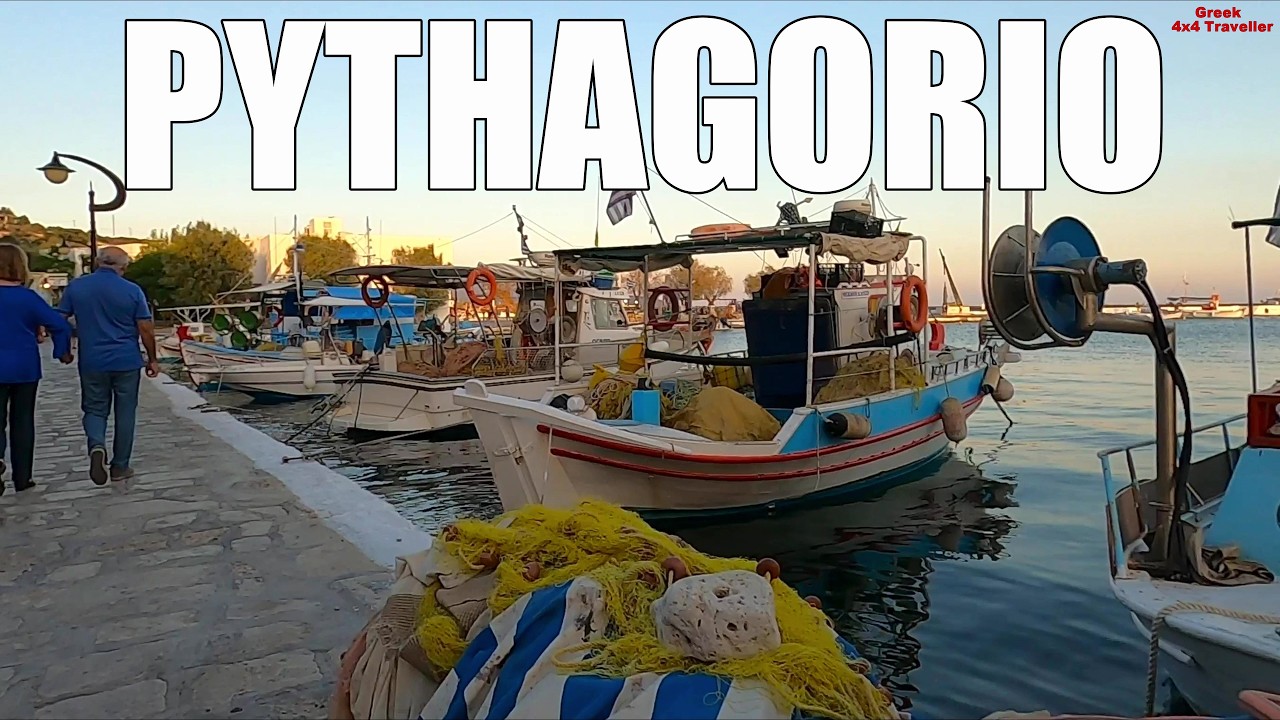 PYTHAGORIO SAMOS GREECE | WALKING THE ANCIENT HARBOUR  | CINEMATIC
