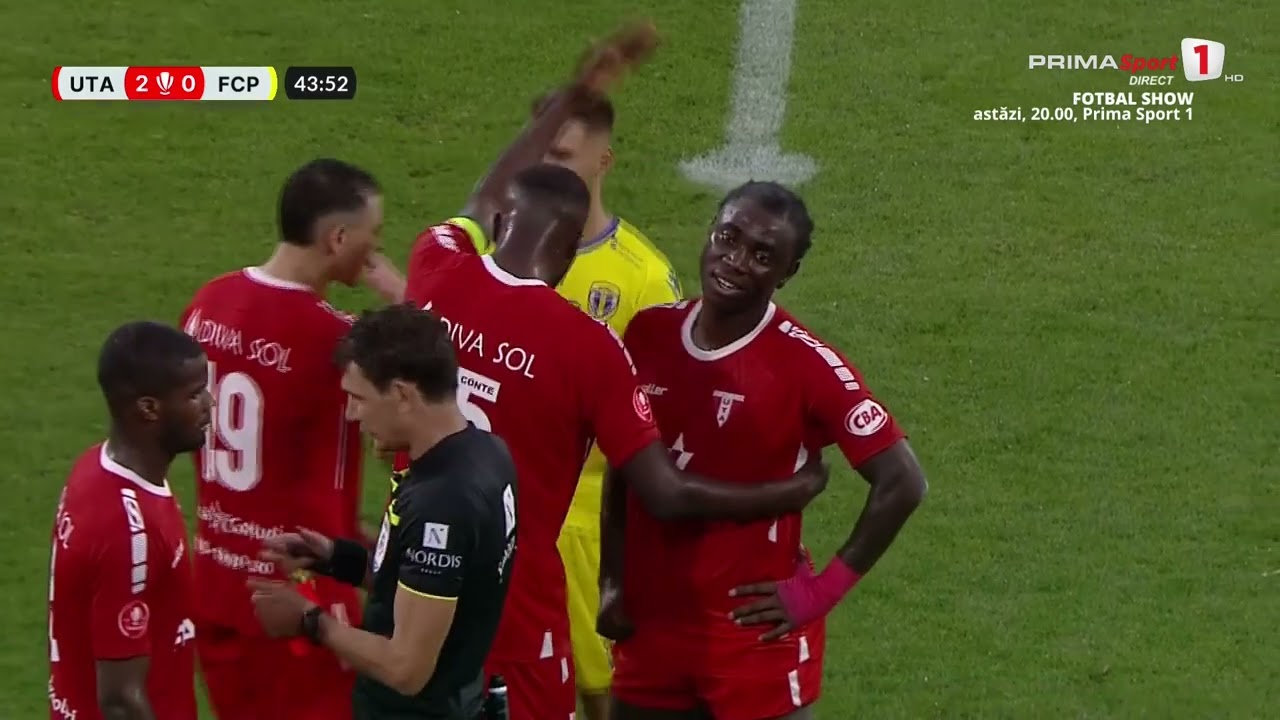 REZUMAT. UTA - Petrolul Ploieşti 3-1. Arădenii câştigă cu un om în minus derby-ul istoric