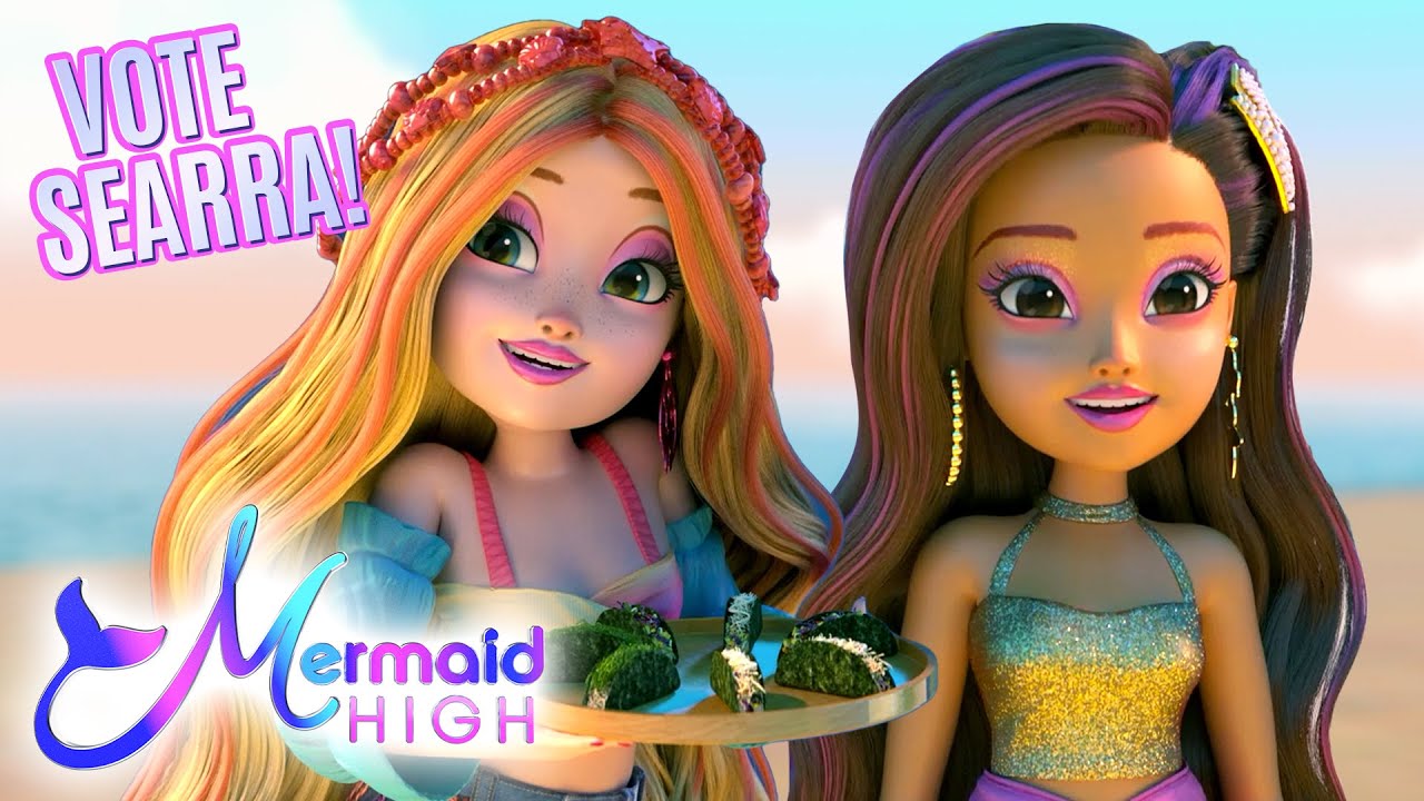 Searra Vs Catalina | Mermaid High Episode 9 Animated Series | Cartoons for Kids