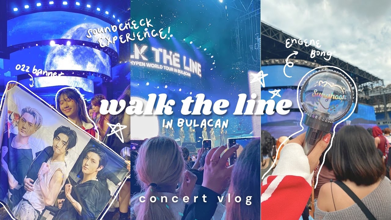 [ENGENE-loG] ENHYPEN WALK THE LINE в Булакане 🤍 VIP-проверка звука | видеоблог с kpop-концерта