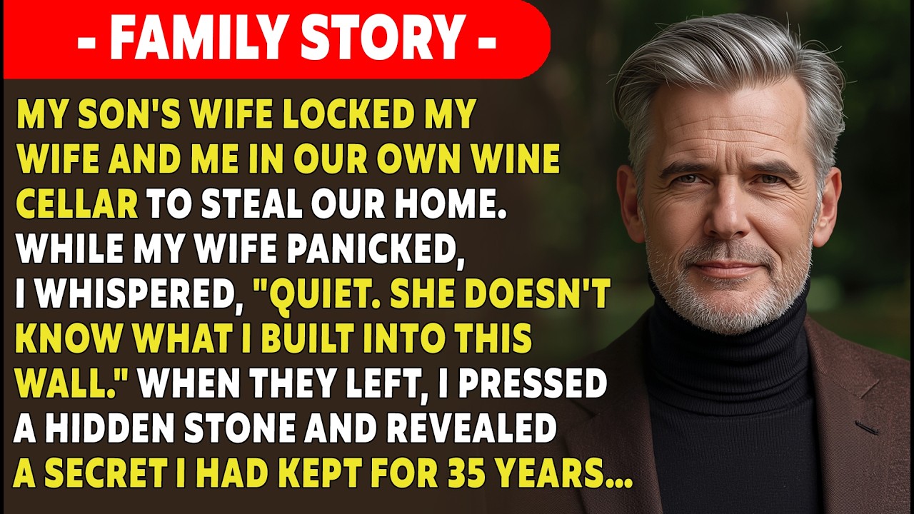 My Own Son And His Wife Locked My Wife And Me In Our Wine Cellar To Steal Our Home. But I...