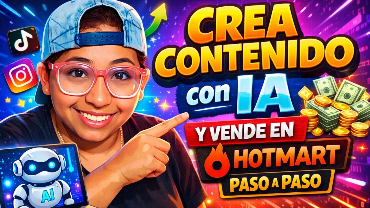 Cómo Crear Contenido con IA para Redes Sociales y Vender en Hotmart (Paso a Paso)