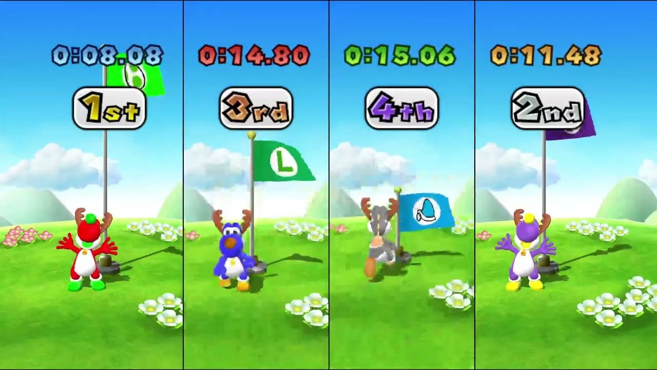 Mario Party 9 Mod - MiniGames - All Yoshi