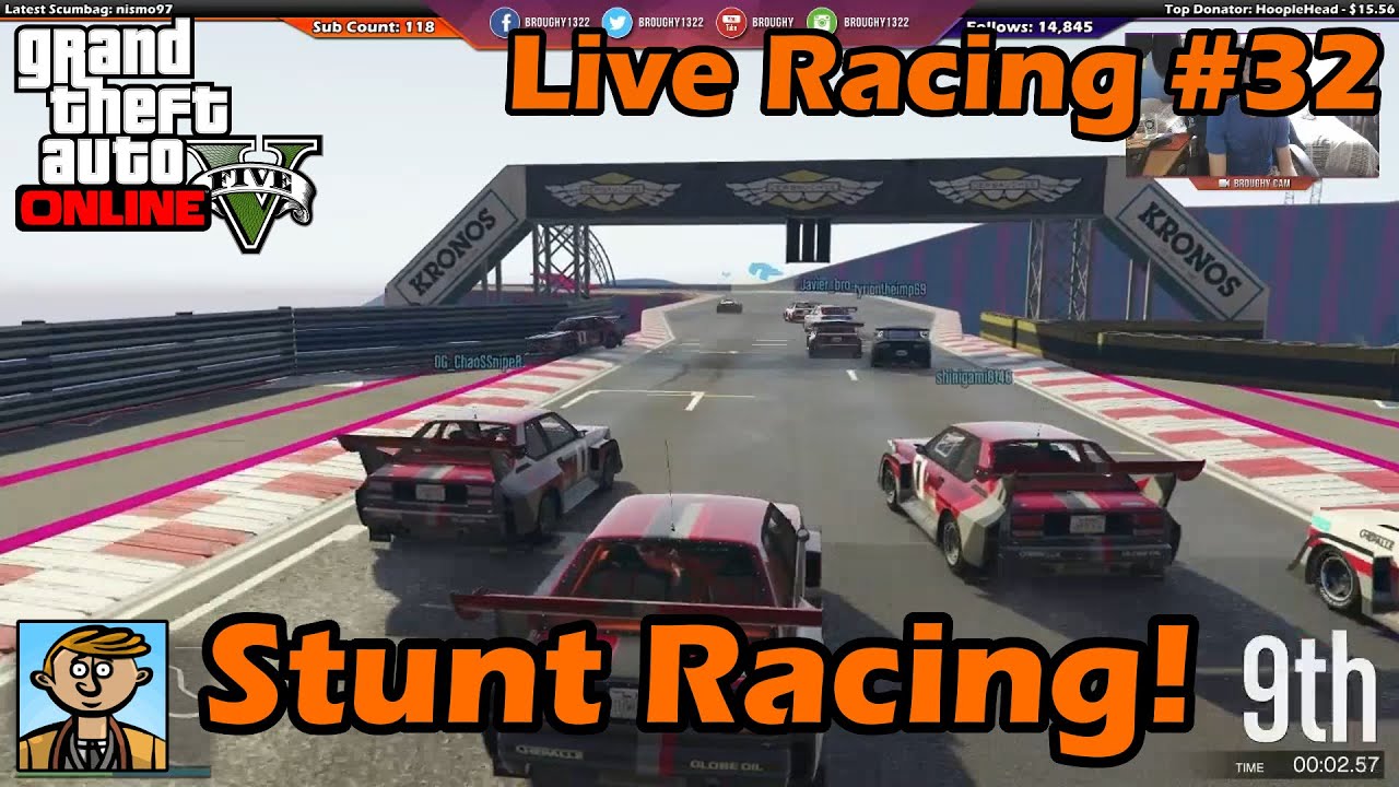 Stunt Racing! First Cunning Stunts Races - GTA 5 Chill Racing №30