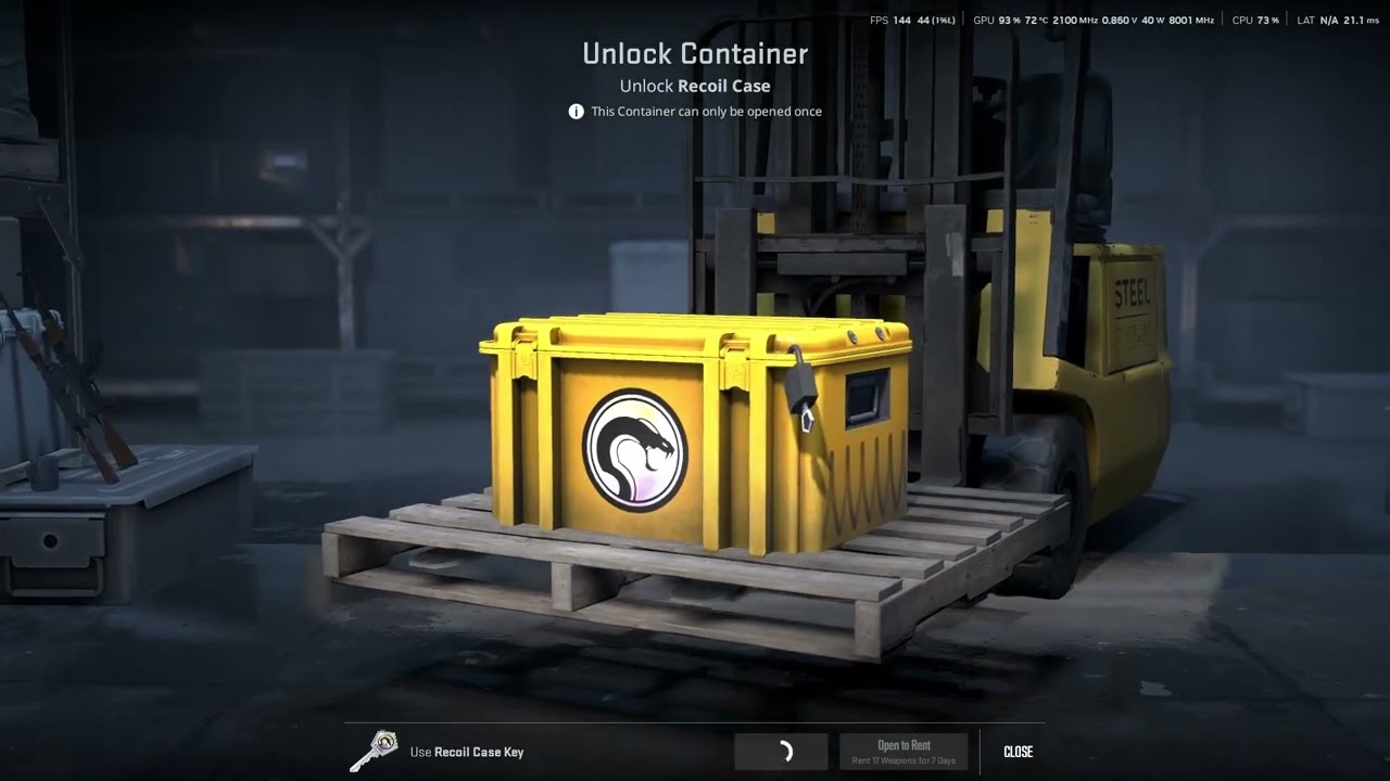gold crate 500 dollars