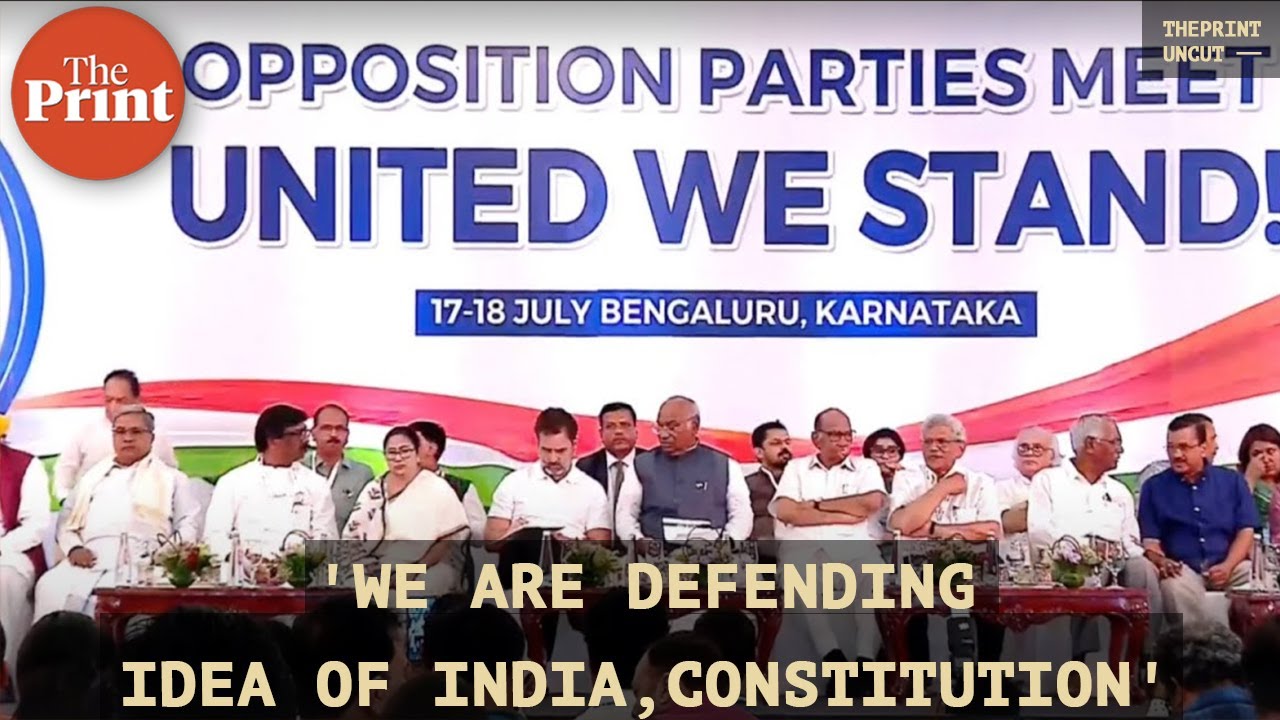 'Idea of India being attacked by BJP'-Watch full joint press conference by opposition parties