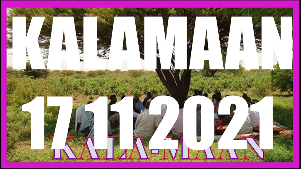KALAMAAN 17 NOVEMBER 2021