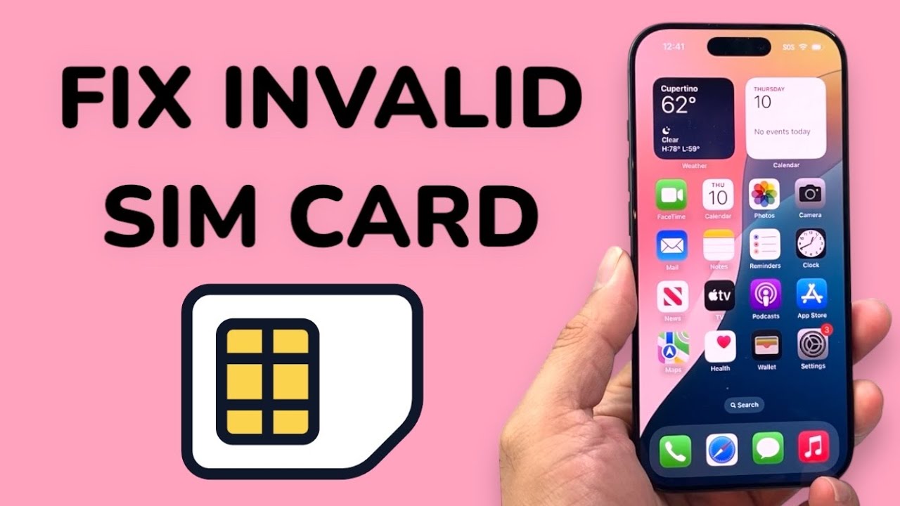 How To Fix Invalid SIM on iPhone