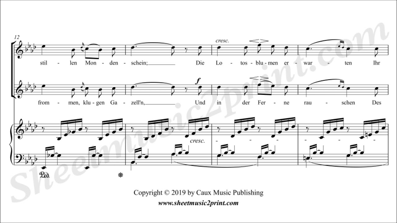 Auf Flügeln des Gesanges, Op. 34, No. 2