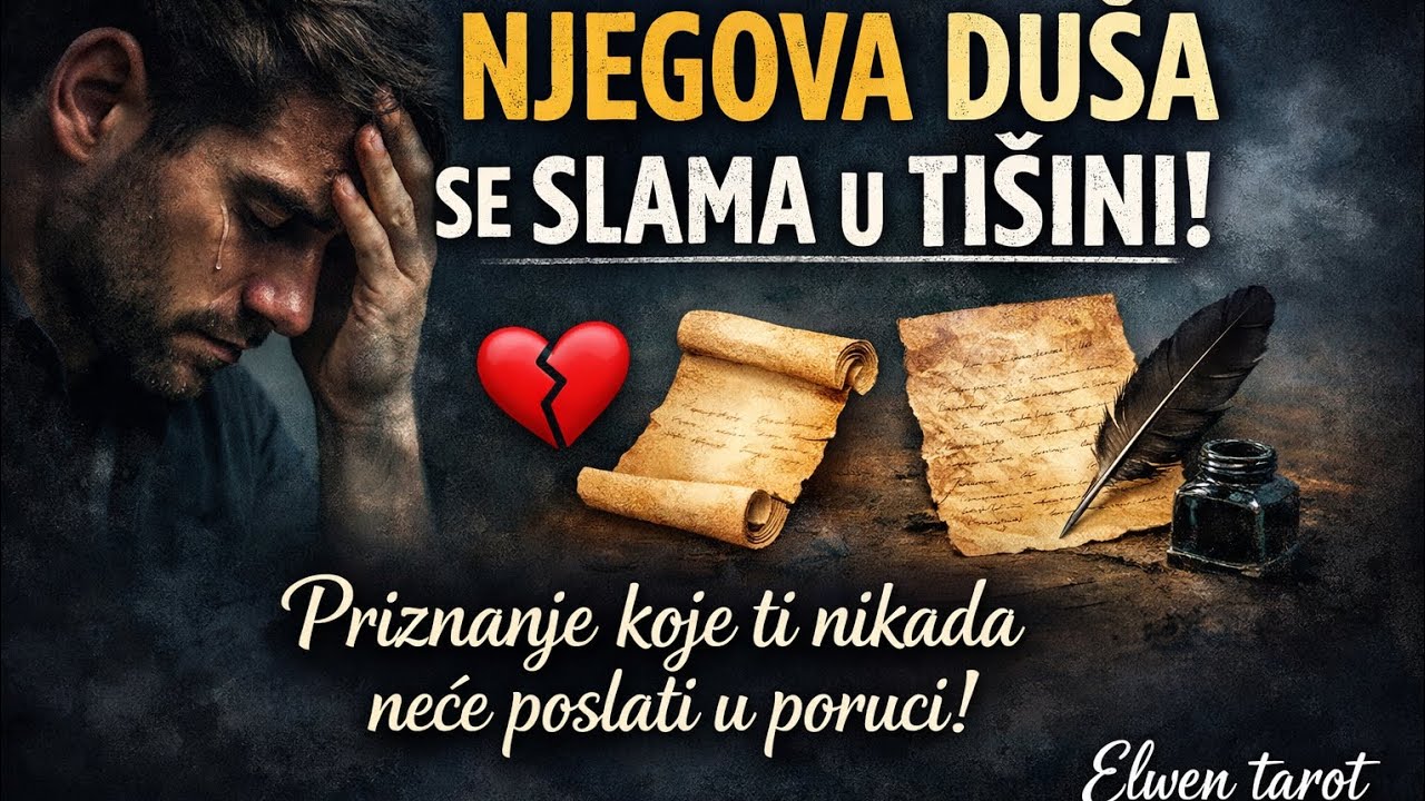 NJEGOVA DUŠA SE SLAMA U TIŠINI💔📜 Priznanje koje vam nikada neće poslati u poruci!