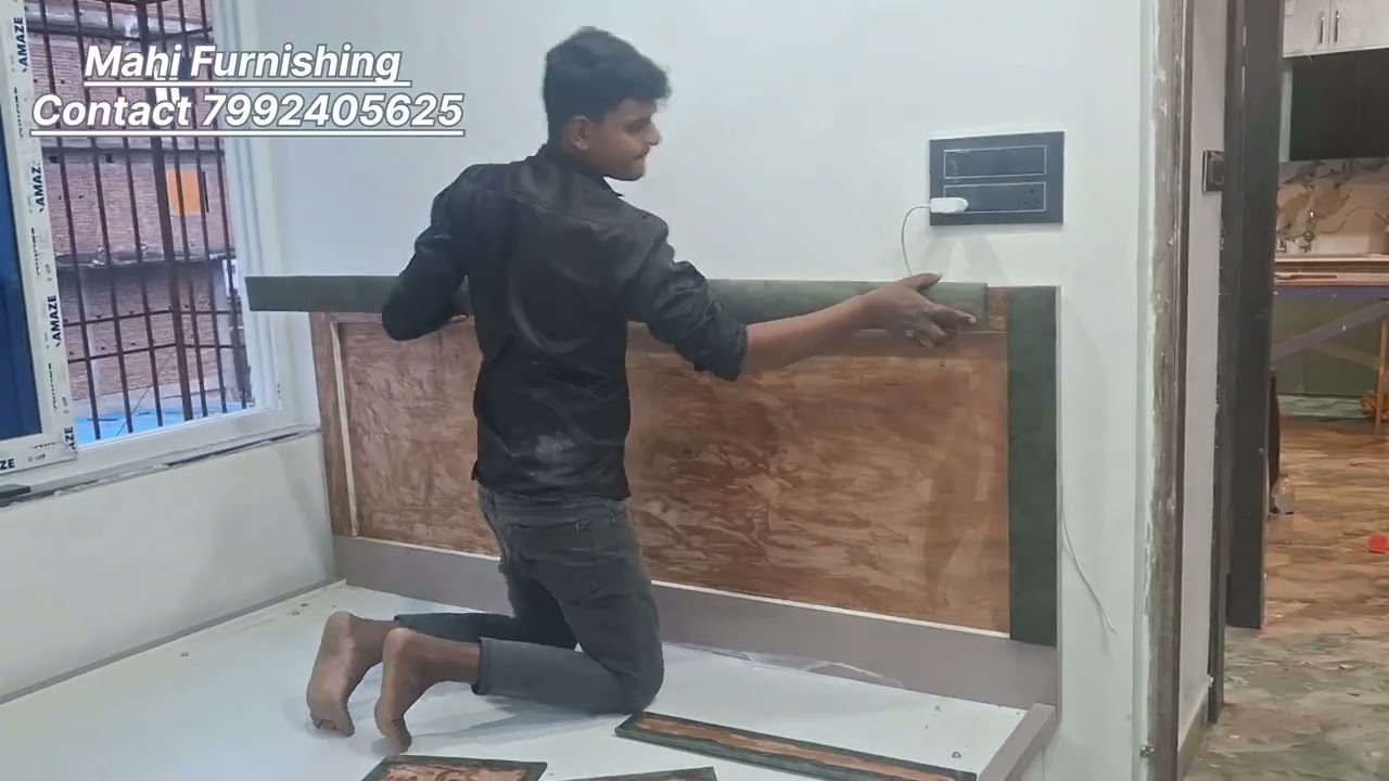 Letest Bedback 🛌 Cushion Design 25k #making Process #sofaclub #furnituredesign #homedecor # 
