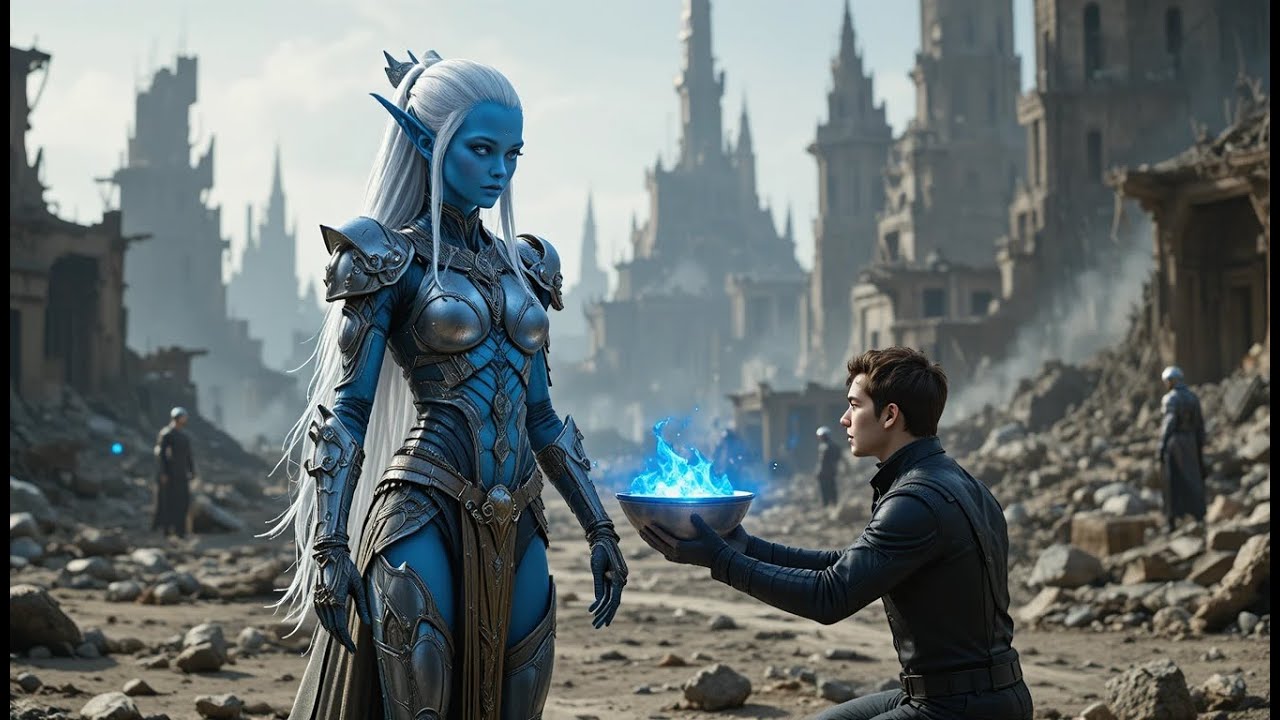 He Defied the Alien Warrior: Drinking the Water He Offered, Leaving Her Speechless!