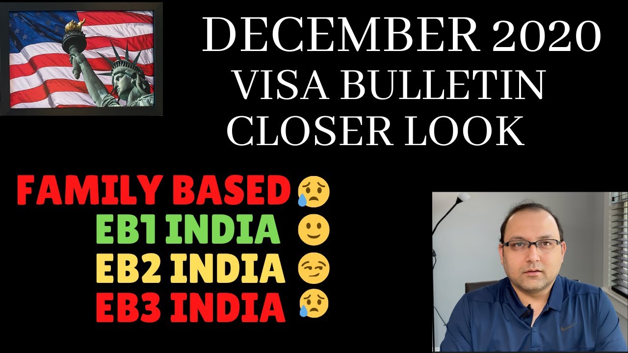 Visa Bulletin December 2020 Full Details - Use Dates for Filing Chart for December 2020