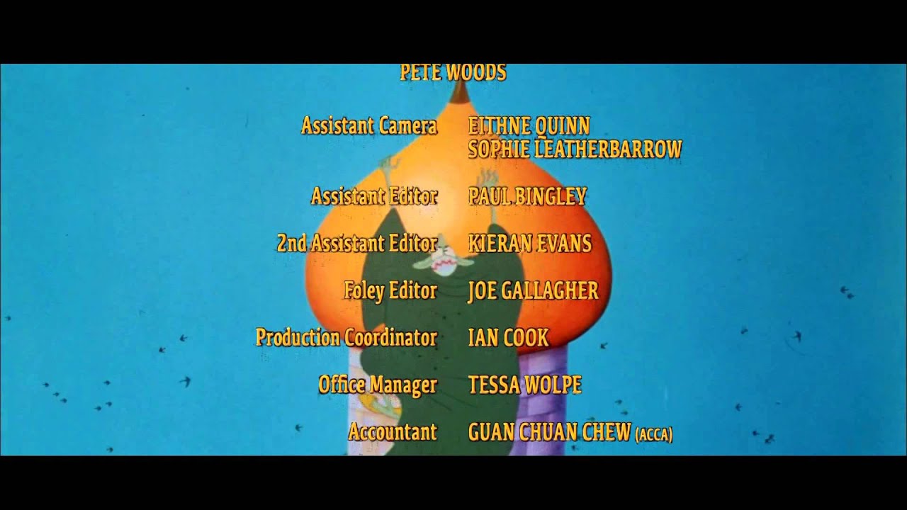 The Thief and the Cobbler Recobbled Cut Mark 4 Credits with Footage