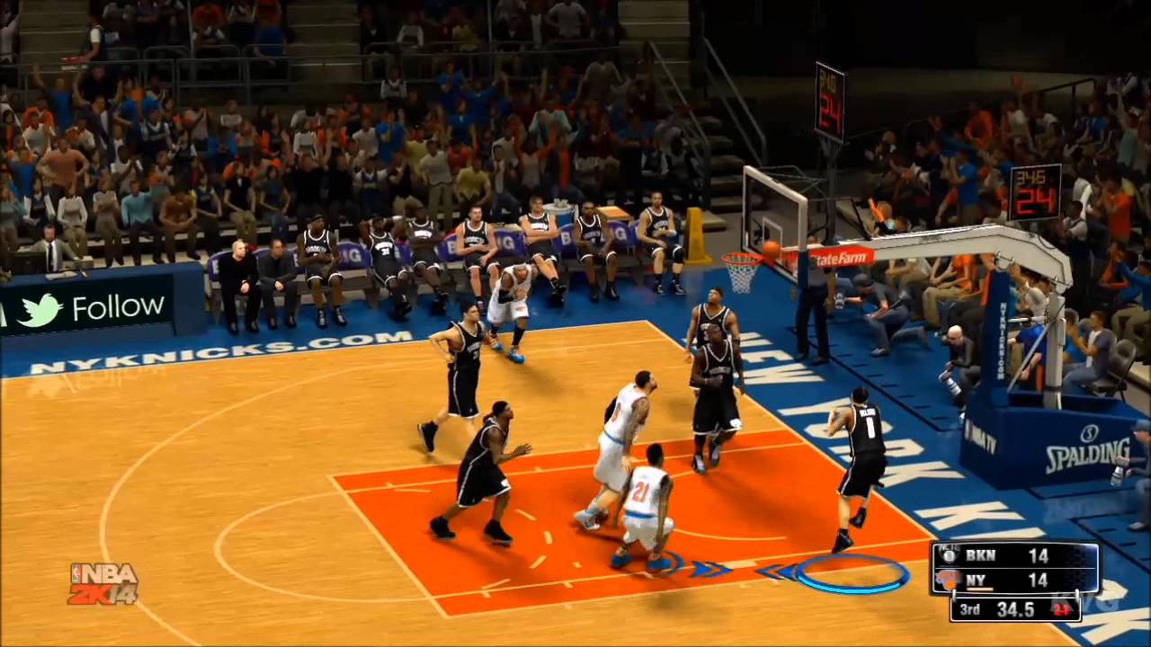 NBA 2K14 - Brooklyn Nets vs New York Knicks Gameplay [HD]