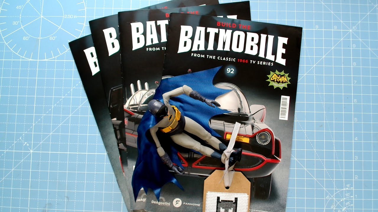 Build the 66 Batmobile Phases 89 to 92 from Fanhome