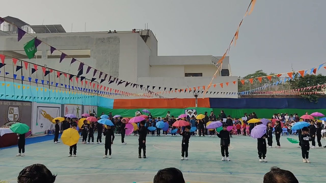 || UMBRELLA DRILL || UMBRELLA WAVE || SPORTS DAY || FREE HAND EXERCISE || 2024 || BALVATIKA SPORTS