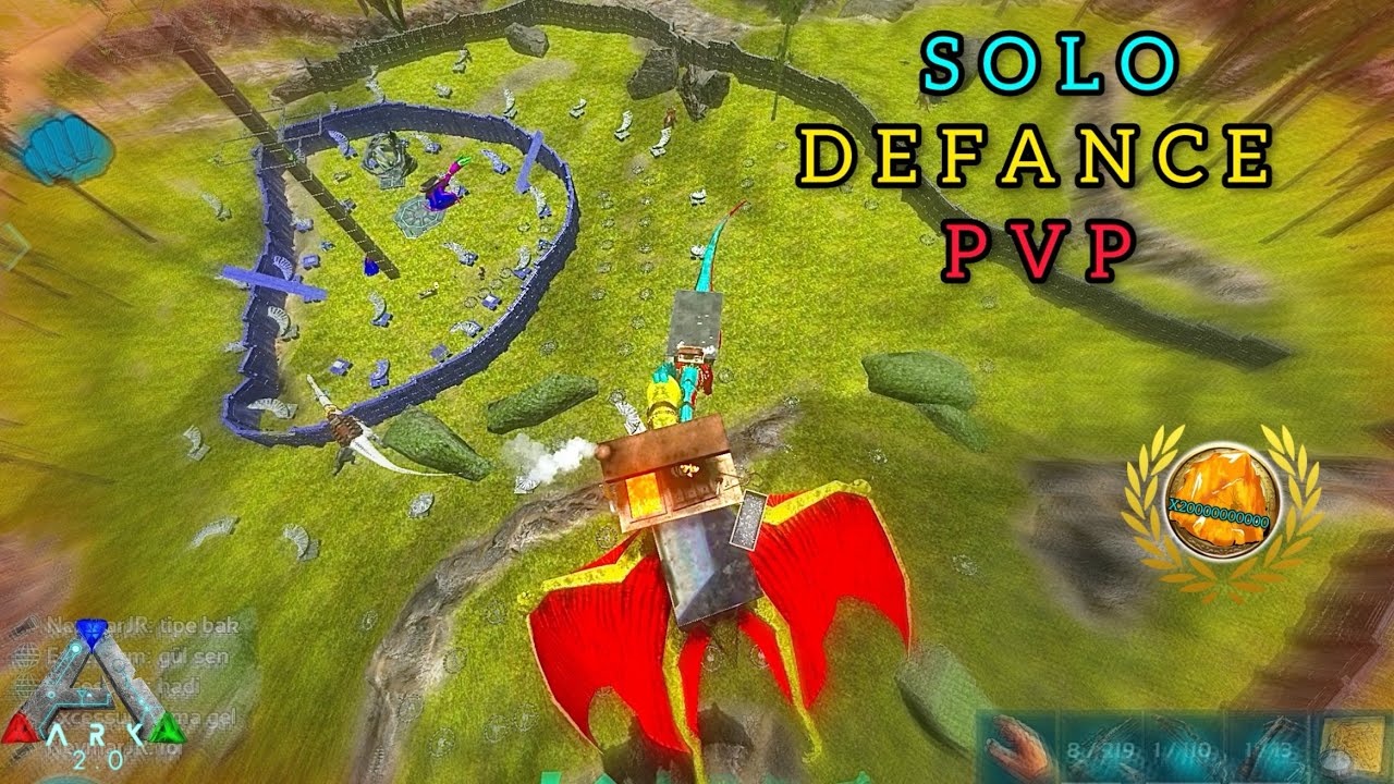 ARK | OP PVP SOLO DEFANCE FOB AND RAİD ABUSE TR SERVER s/2