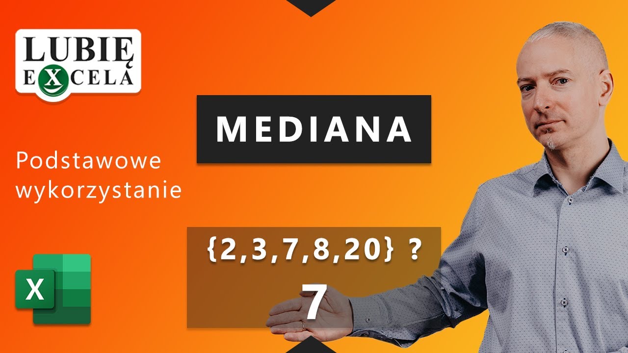 Mediana - jak obliczyc MEDIANĘ w Excelu?