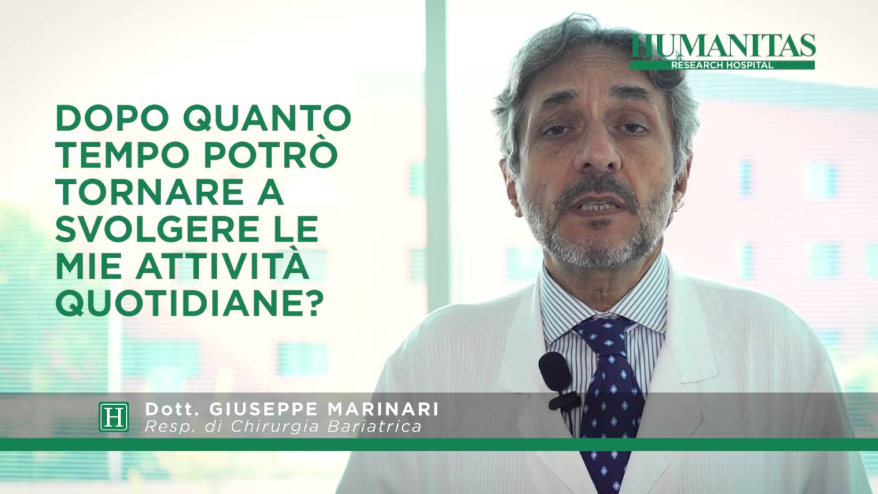 Chirurgia bariatrica: il post-operatorio