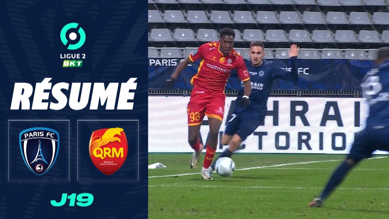 PARIS FC - QUEVILLY-ROUEN METROPOLE (2 - 2) - Résumé - (PFC - QRM) / 2023-2024