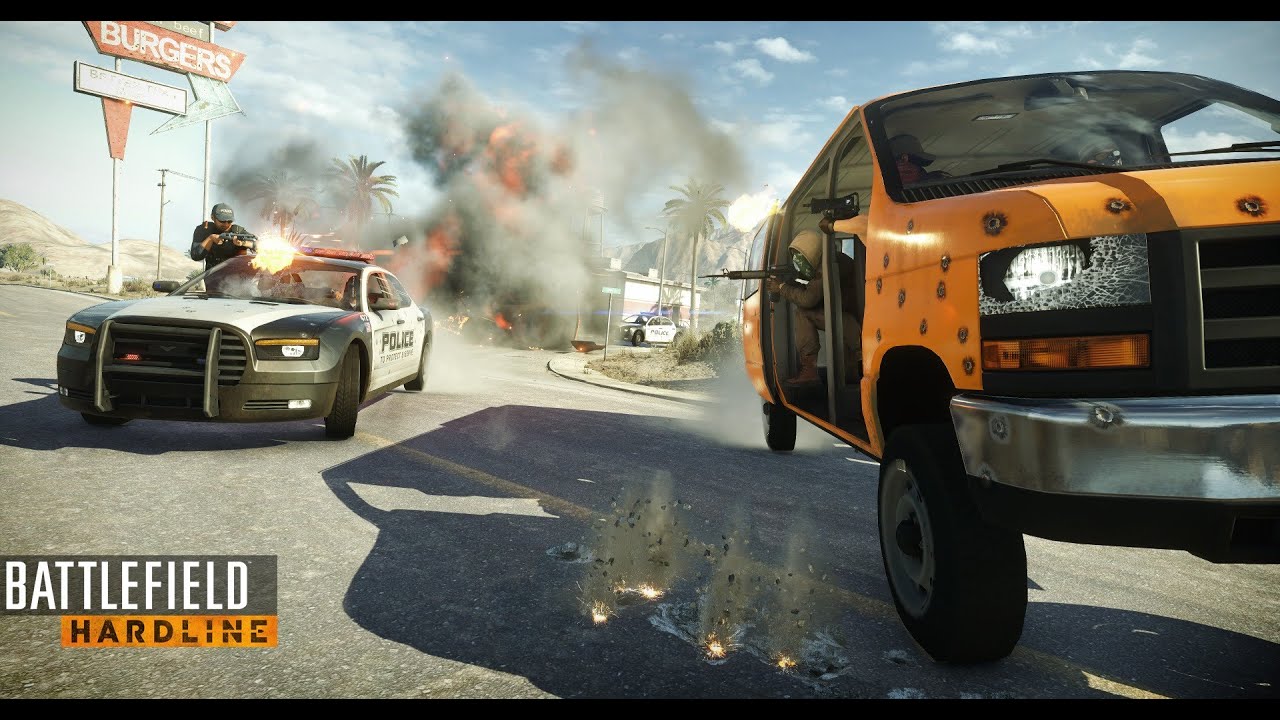 Battlefield Hardline - Hotwire Mode on Dust Bowl (Developer Commentary)