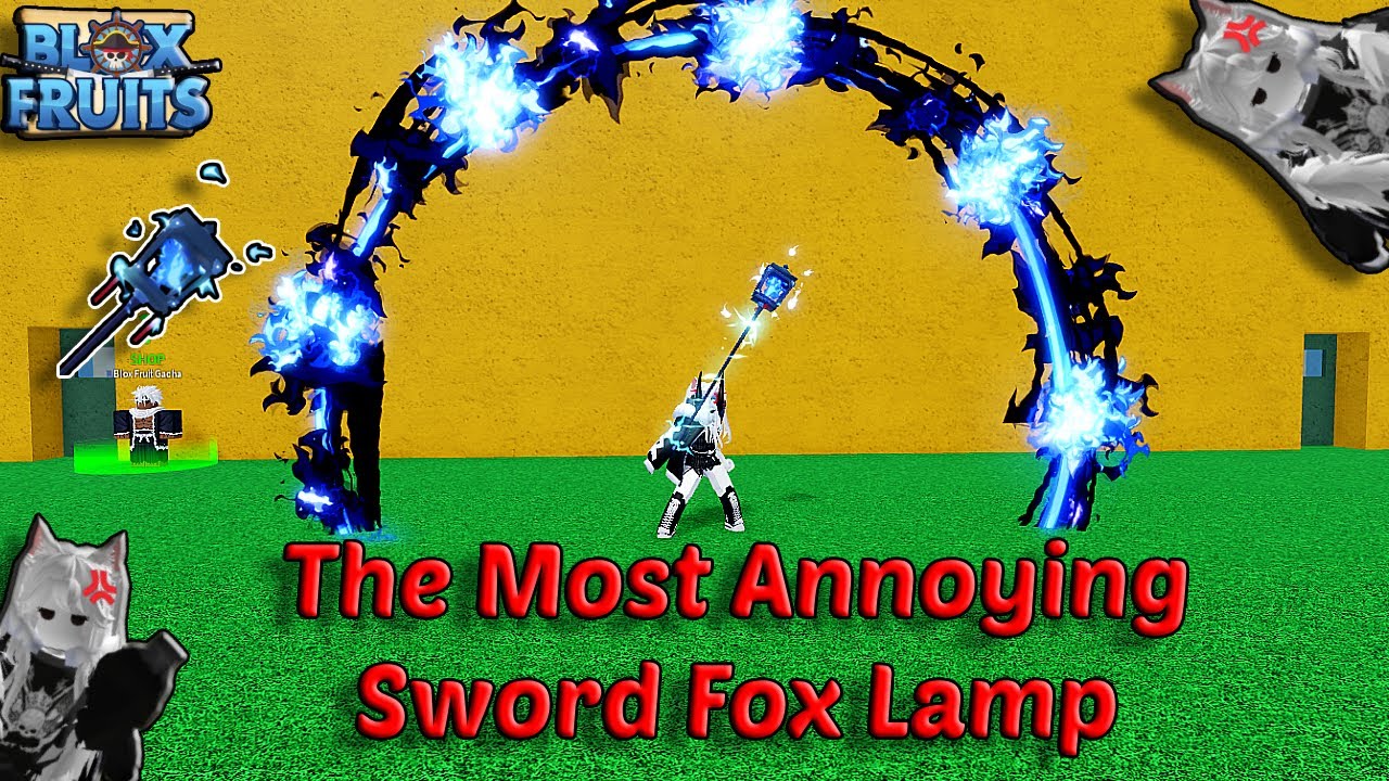 The Most Annoying Sword Fox Lamp Combo With Portal + God Human | Blox Fruits Bounty Hunting 30M