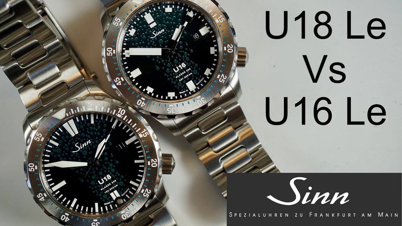 Sinn U18 Vs U16 Comparison