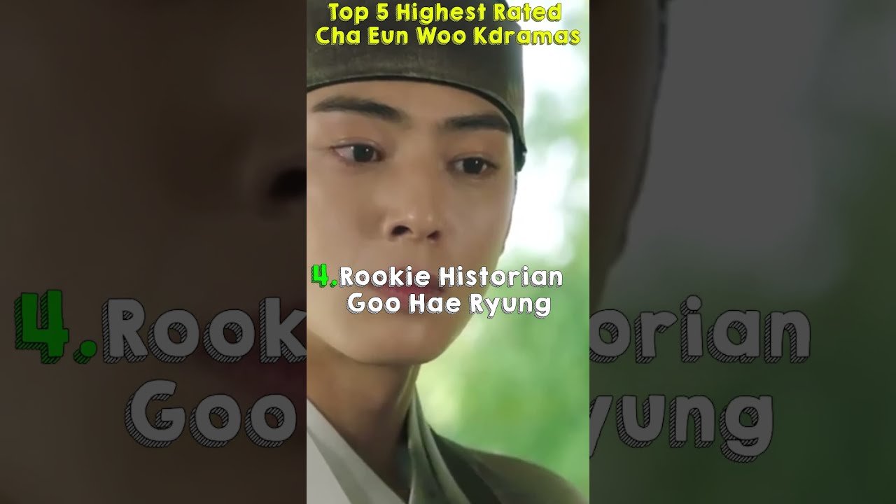 Cha Eun Woo's Top 5 Kdramas! 
