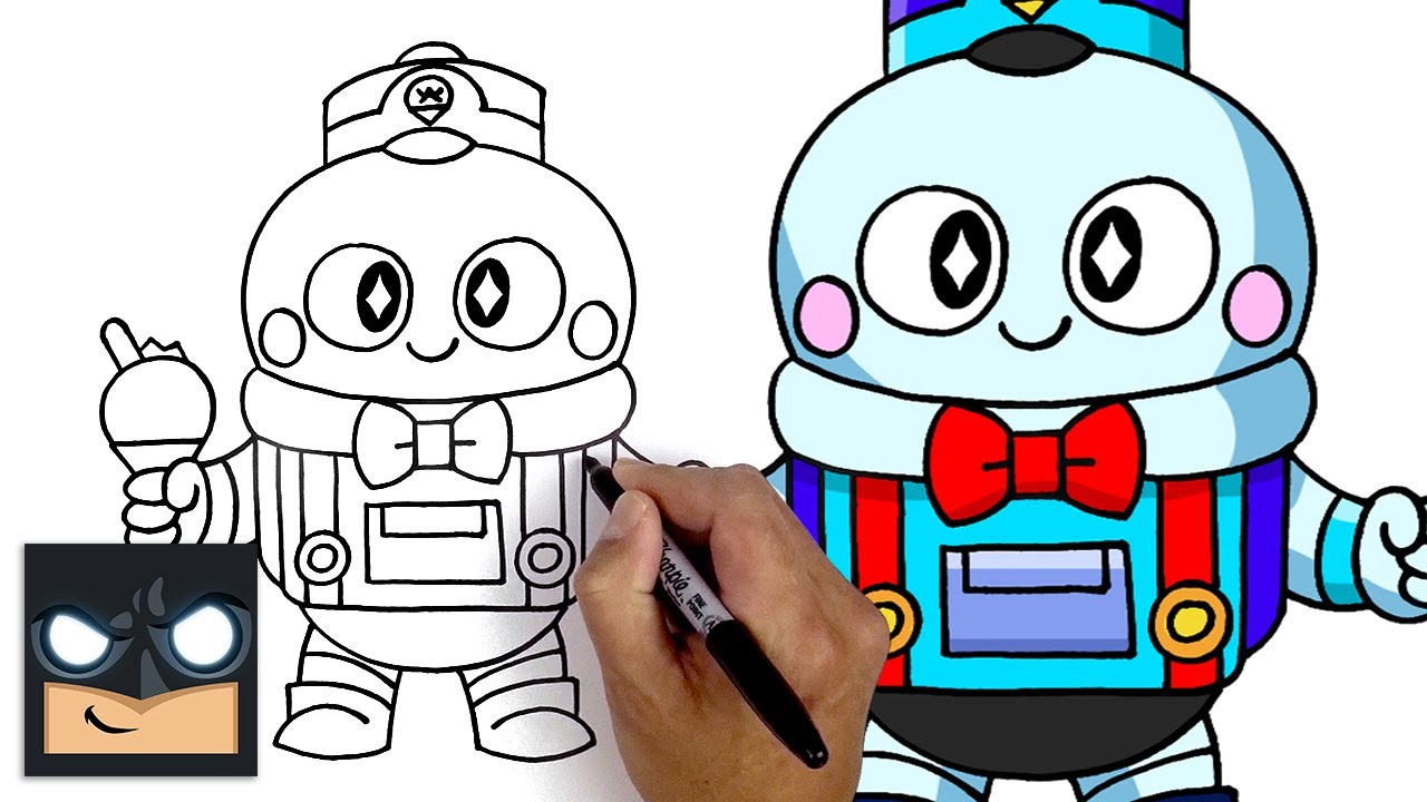 How To Draw Lou | Brawl Stars