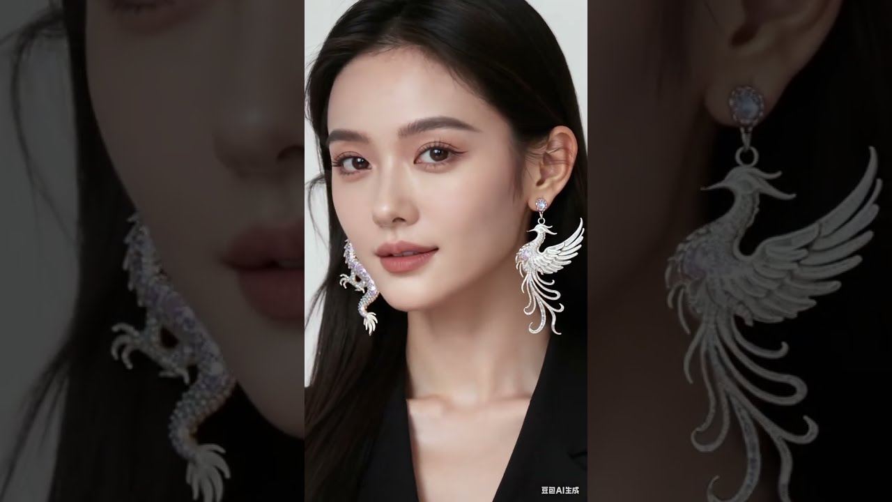 FashionSonder Traditional Chinese Dragon and Phoenix Dangle Earrings Jewelry #fashionsonder #jewelry