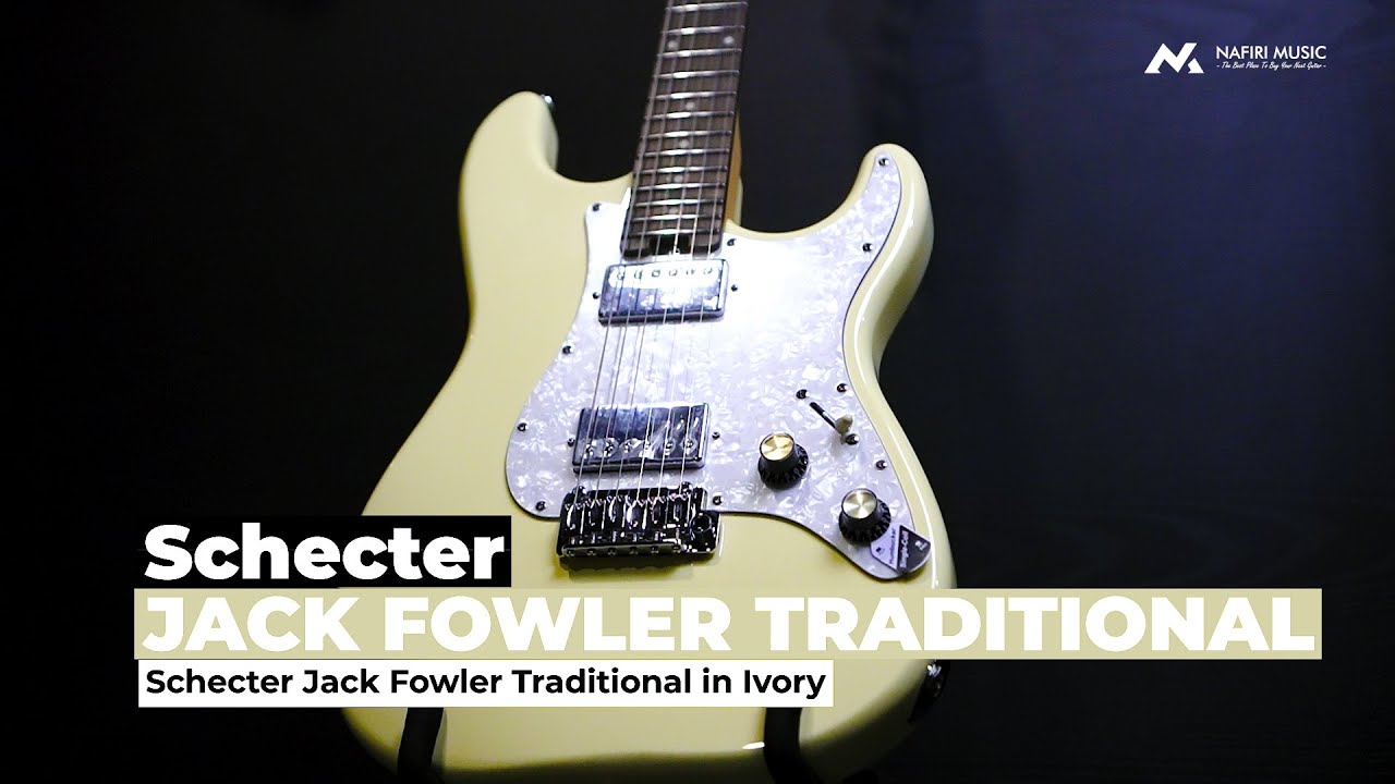 Schecter Jack Fowler Traditional in Ivory