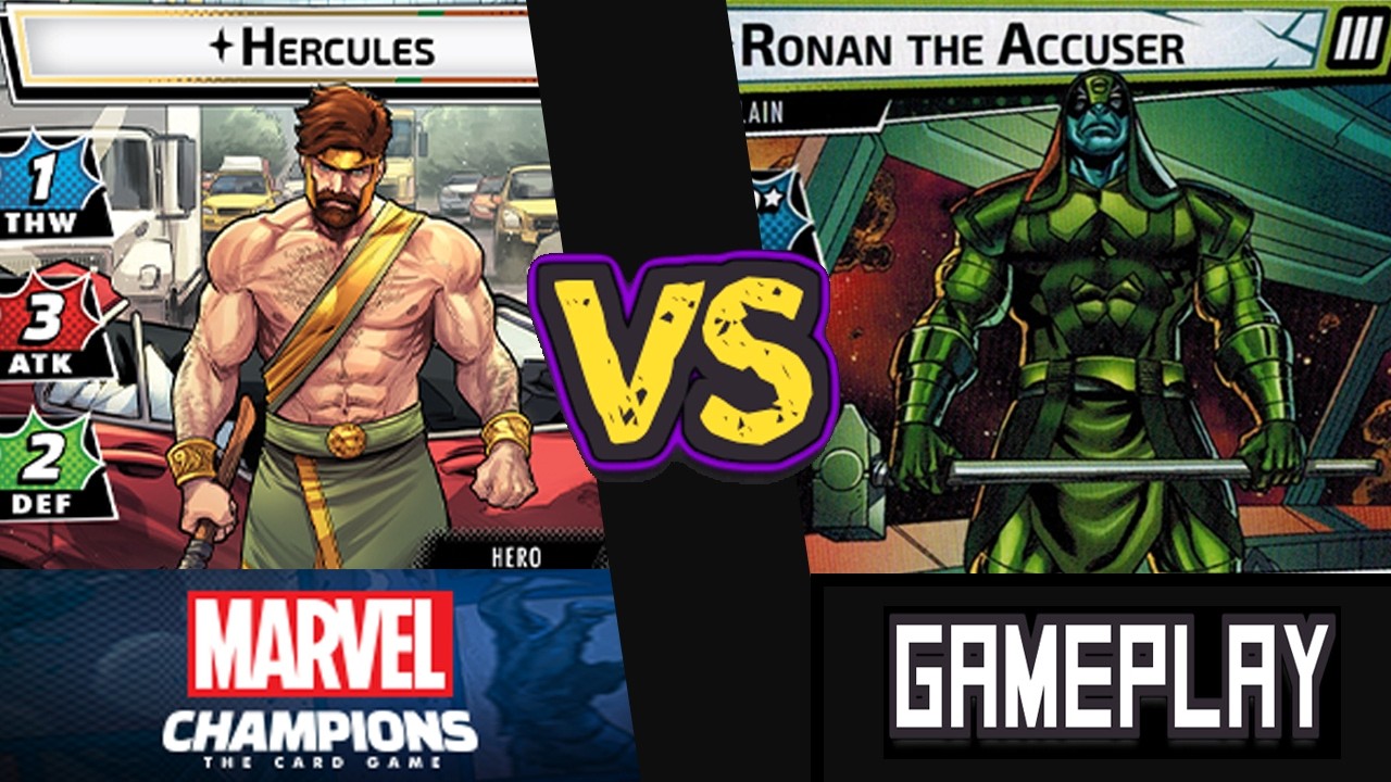 HERCULES vs RONAN THE ACCUSER (Expert) Marvel Champions Playthrough