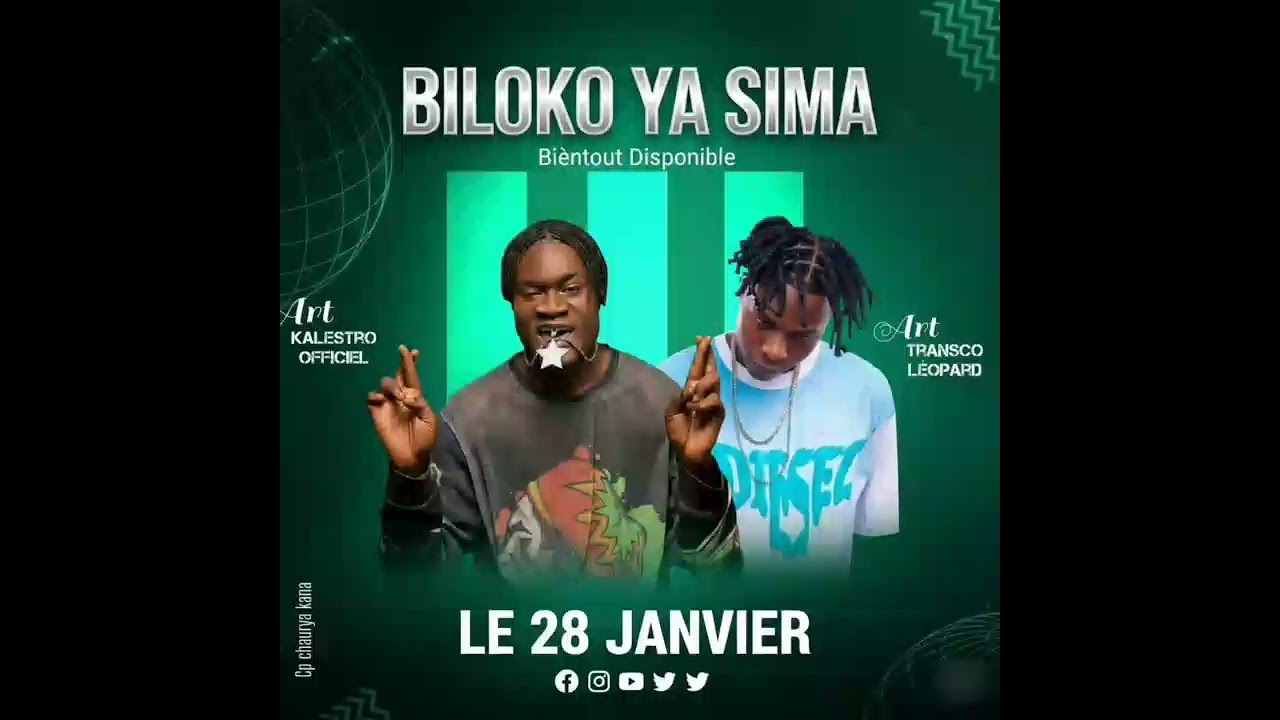 KALESTRO feat TRANSCO LÉOPARD Biloko Ya SIMA ezo Boma Disponible pour le moment 