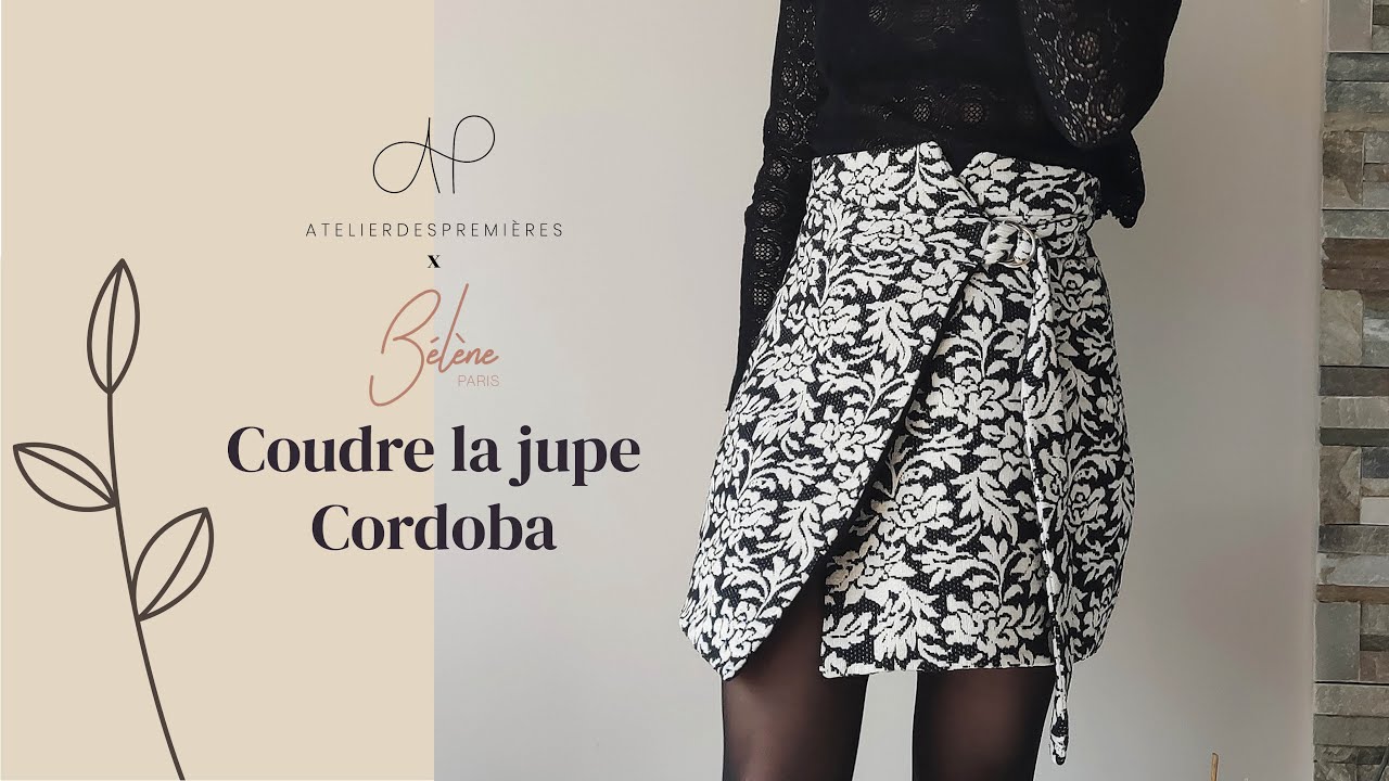 Tuto couture - Coudre la jupe Cordoba de Bélène Paris