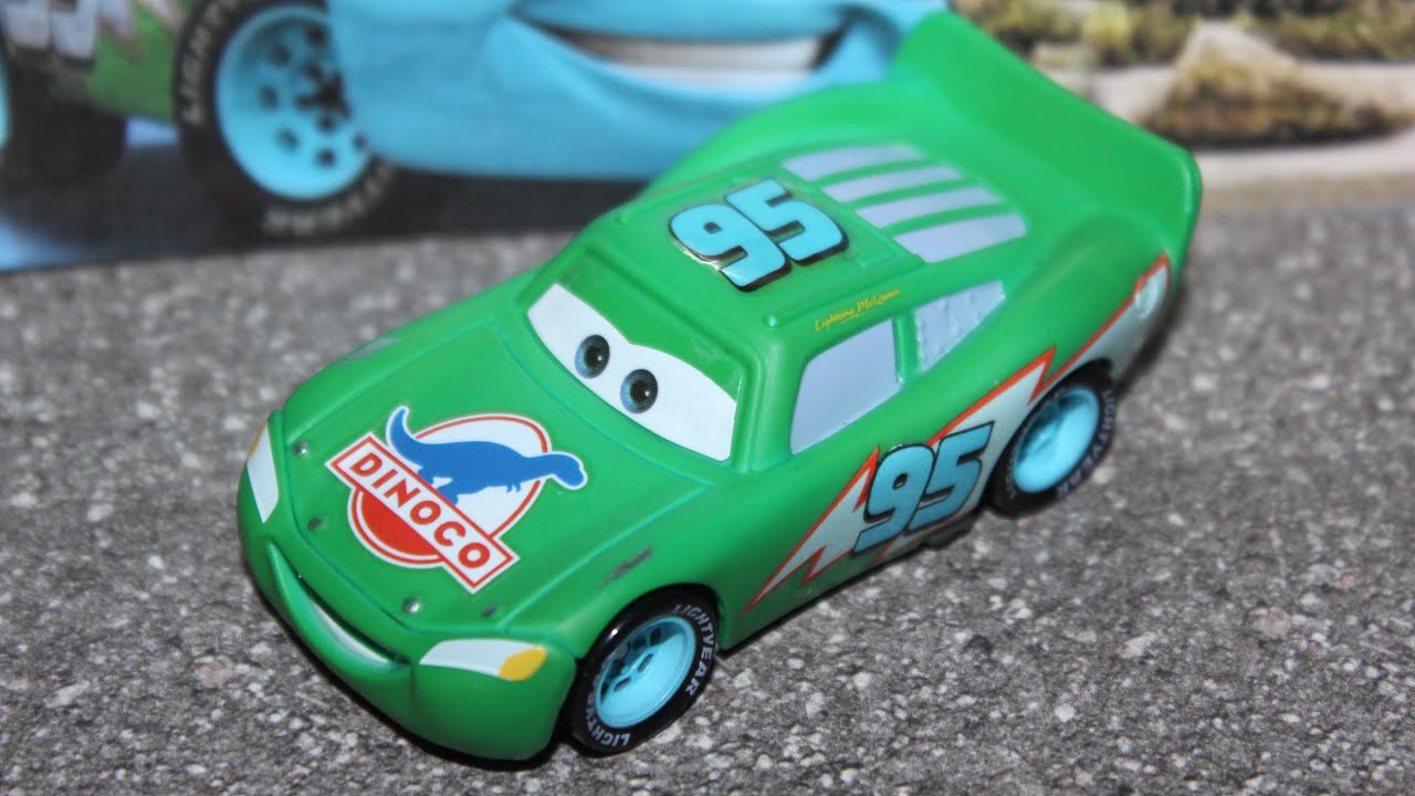 Распаковка фигурки Mattel Disney Cars 2026 Color Changers Dinoco Lightning McQueen (Piston Cup) с...