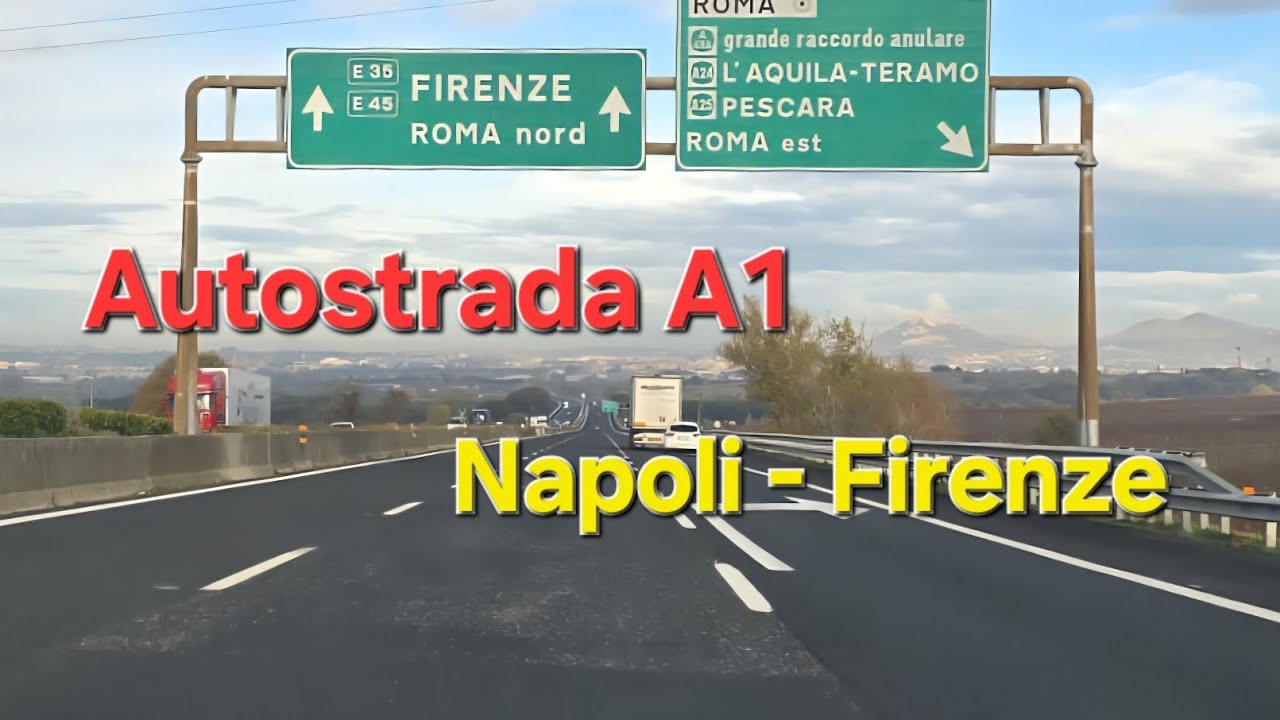 Alla guida dell'Audi A4 autostrada del Sole A1 Napoli - Firenze. di 