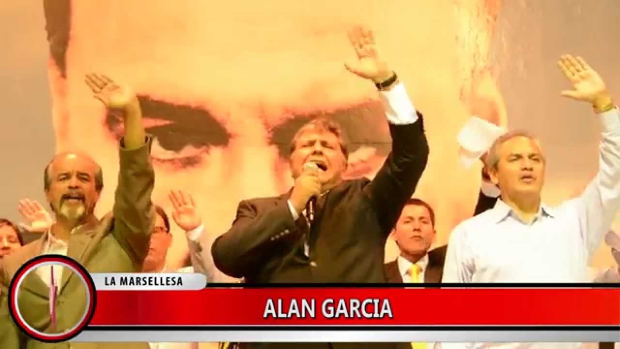 Alan García - Cantando La Marsellesa