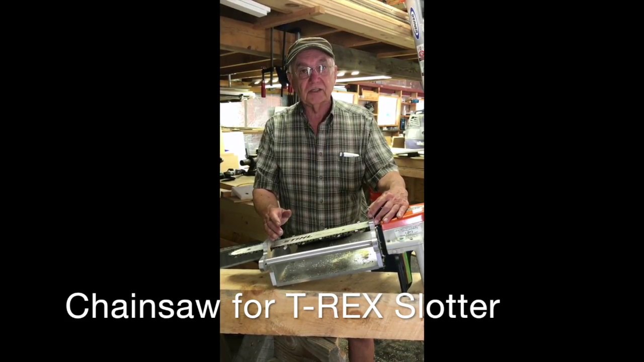 Chainsaw for T-REX Slotter | Timber Framing Tools | 203-534-8771