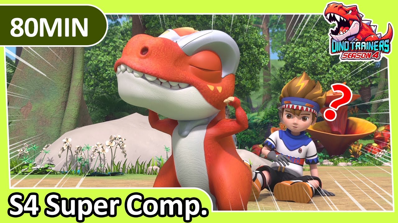 Dino Trainers S4 Compilation [1-8] | Dinosaurs for Kids | Trex | Cartoon | Toys | Robot | Jurassic