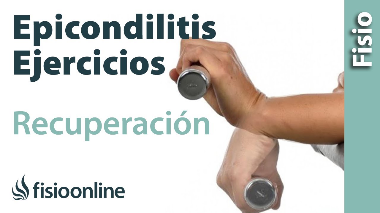 Ejercicios indicados para la epicondilitis o codo de tenista