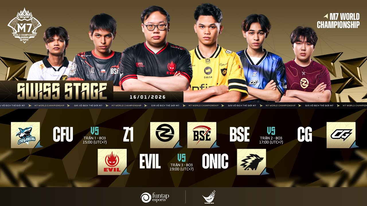 🔴 CO-STREAM | NGÀY 6 VÒNG SWISS STAGE | GIẢI VÔ ĐỊCH THẾ GIỚI MOBILE LEGENDS: BANG BANG M7